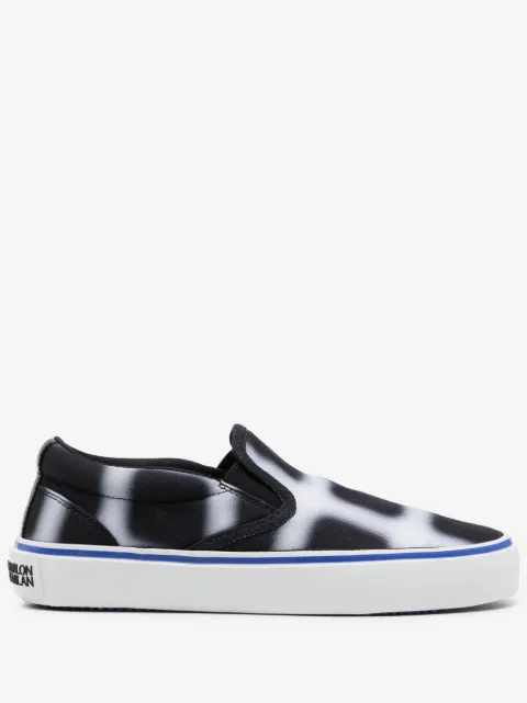 COUNTY OF MILAN geometric-pattern slip-on sneakers 