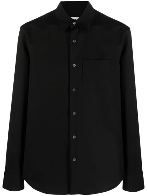 Lanvin long-sleeve stretch-cotton shirt