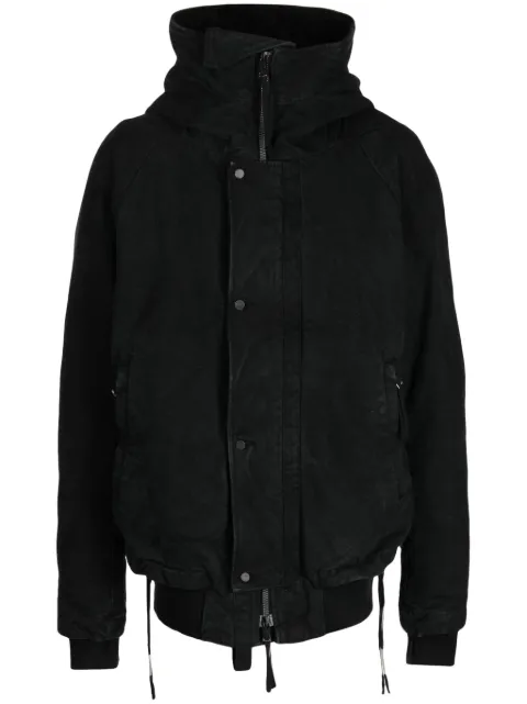 Boris Bidjan Saberi wax-coated parka jacket