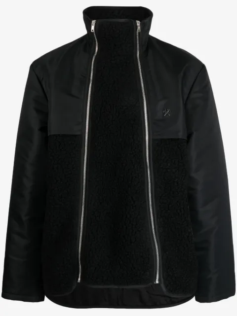 GmbH Jahan logo-plaque funnel-neck jacket