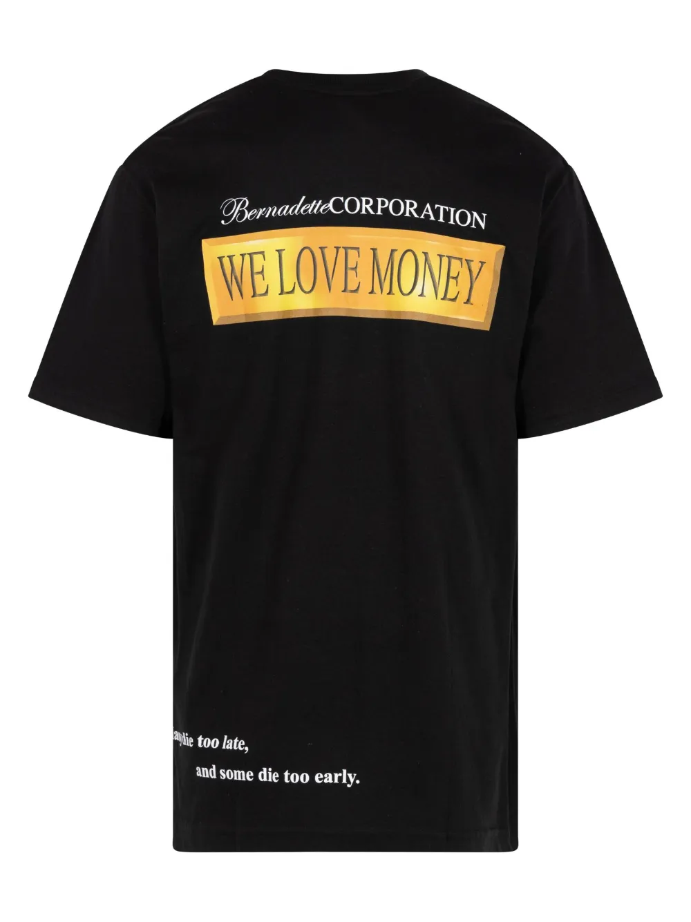 Supreme x Bernadette Corporation Money T-shirt Zwart