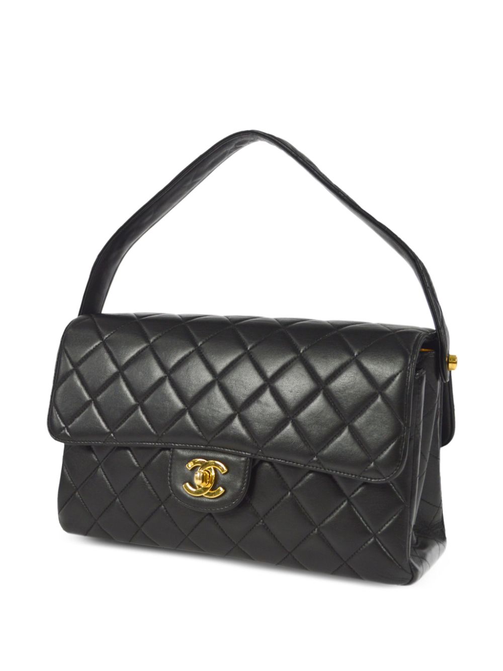 CHANEL Pre-Owned 1995 Classic Flap medium schoudertas - Zwart