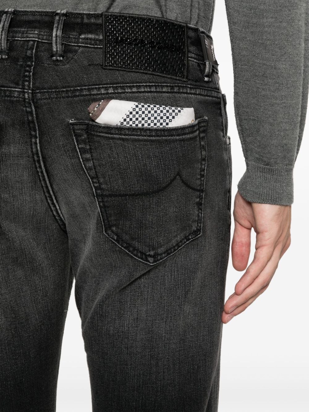 Jacob Cohën Slim-fit jeans Grijs