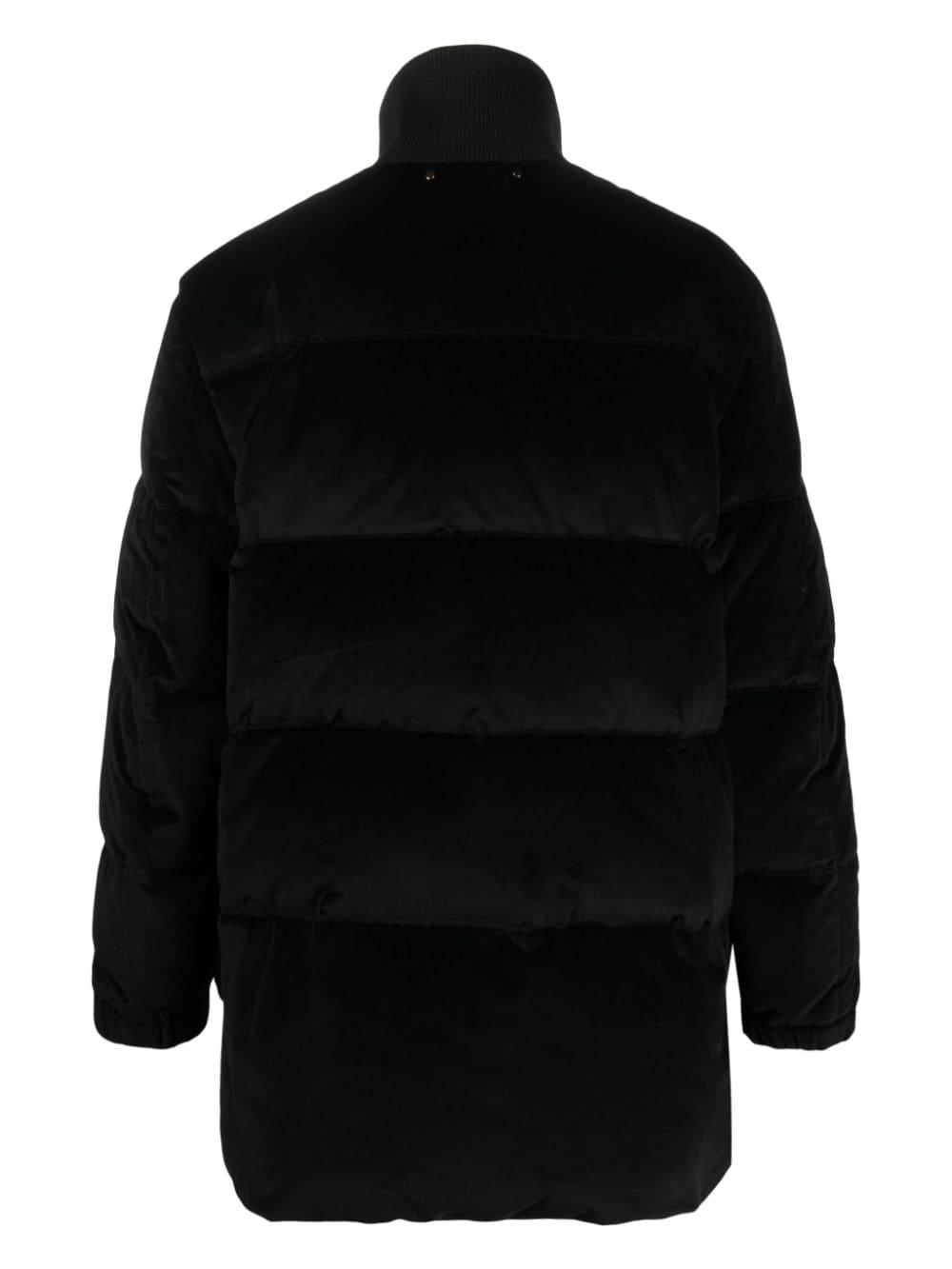 Shop Paul Smith High-neck Zip-up Puffer Jacket In Black