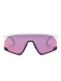 Oakley BXTR Prizm mask-frame sunglasses - White