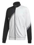 adidas diagonal-panel track jacket - White