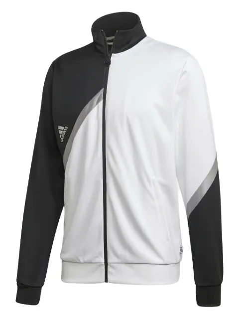 adidas diagonal-panel track jacket