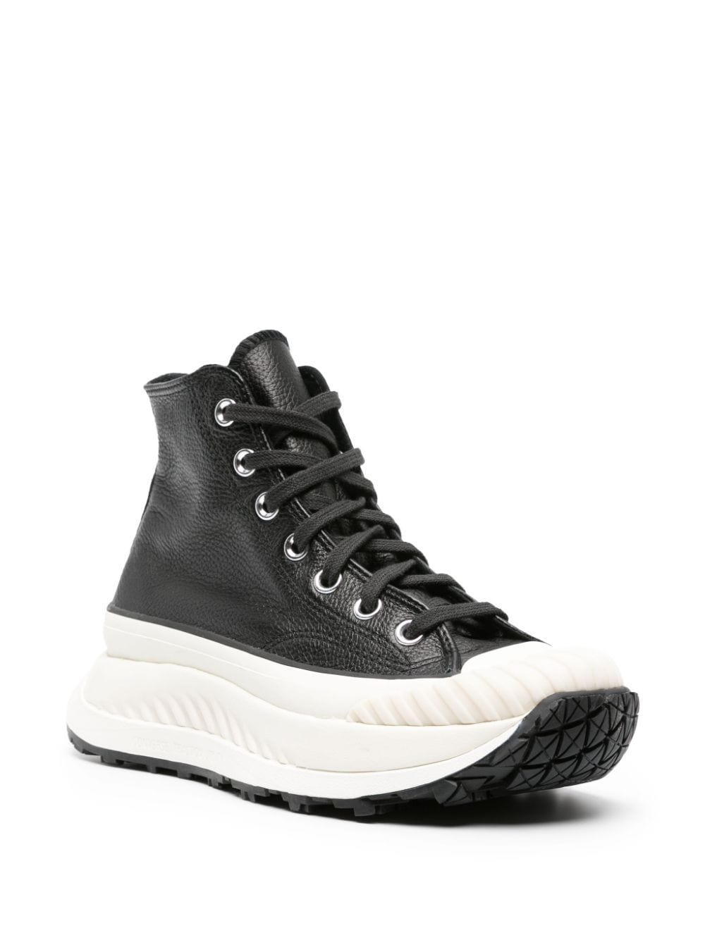 Shop Converse Chuck 70 Chunky Leather Sneakers In Black