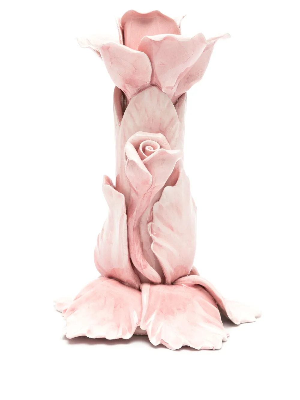 Bitossi Home floral-motif ceramic candle holder | Pink | Image 1