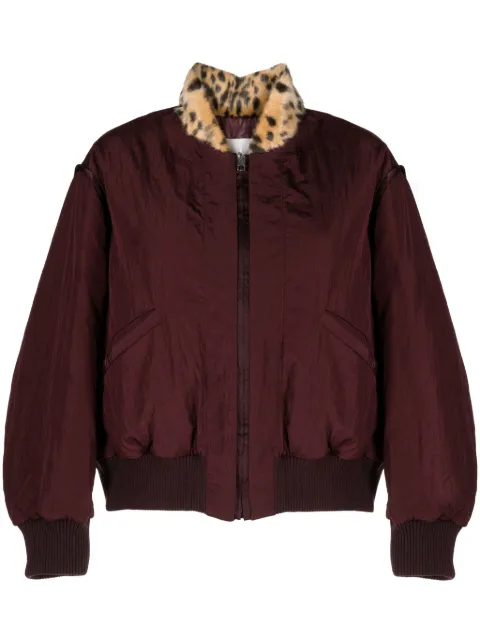 Forte Forte contrasting-collar bomber jacket