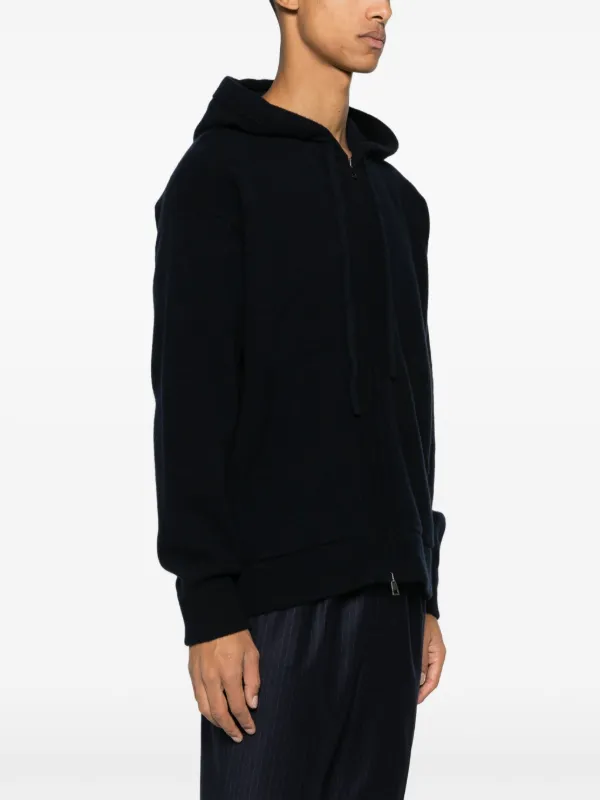 Two way zip online hoodie