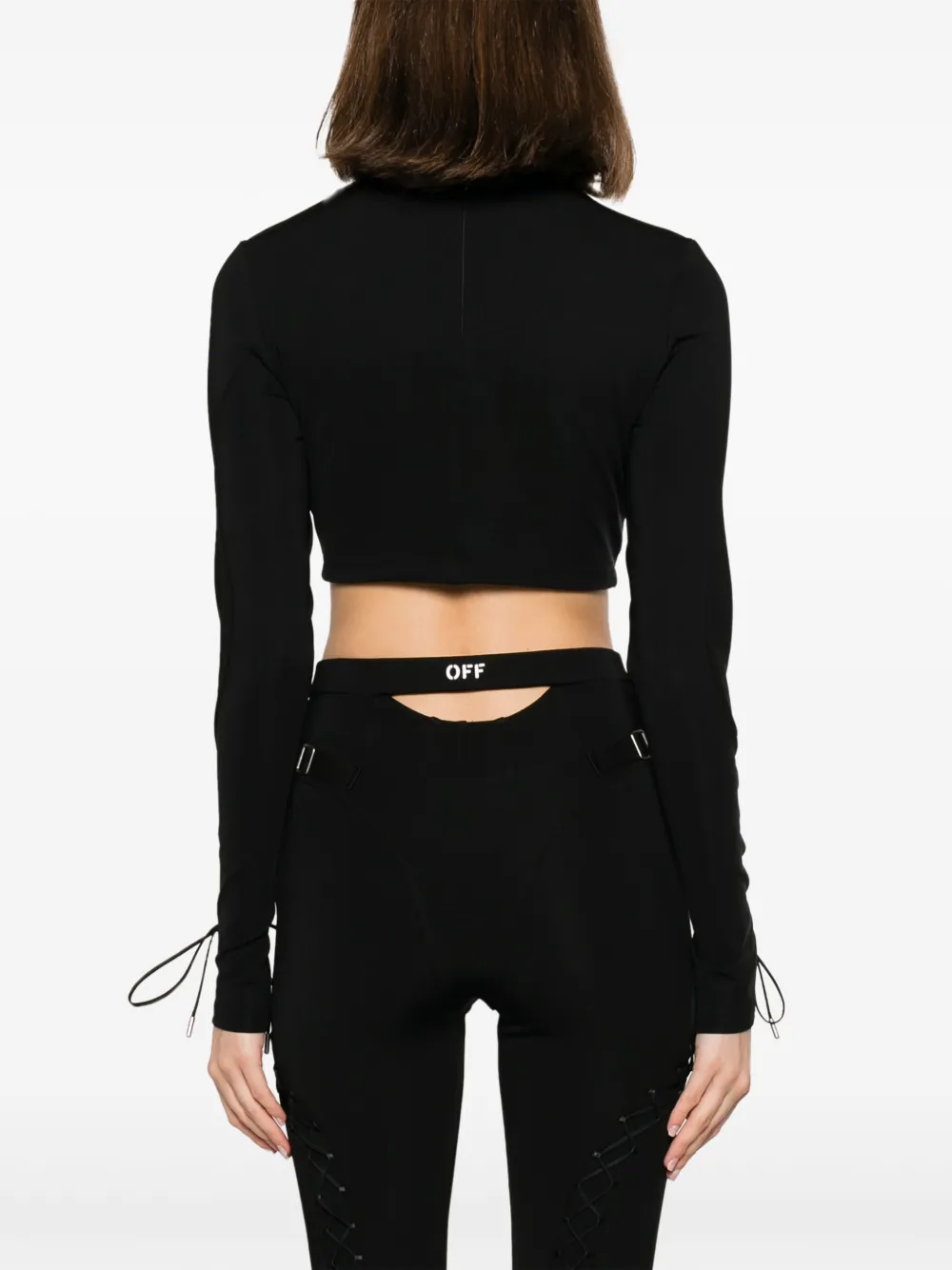 Off-White Cropped top Zwart