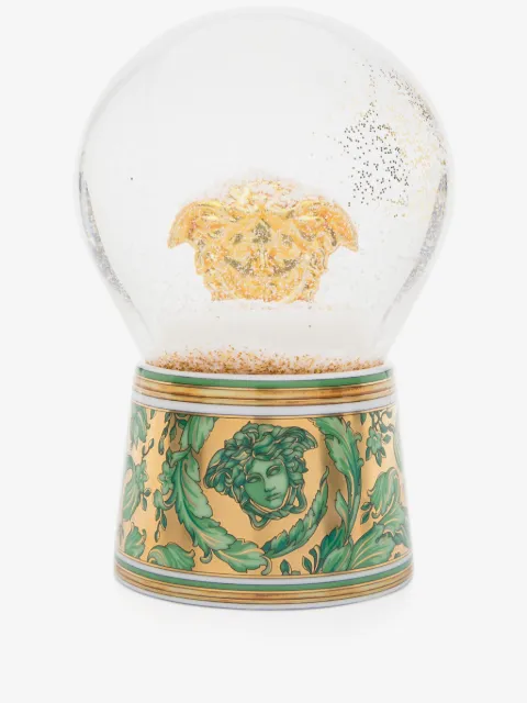 Versace boule de neige Medusa Garland Green en porcelaine