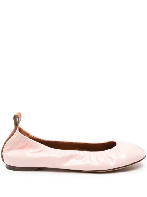 Ballerines en cuir à fini verni - Lanvin - Modalova