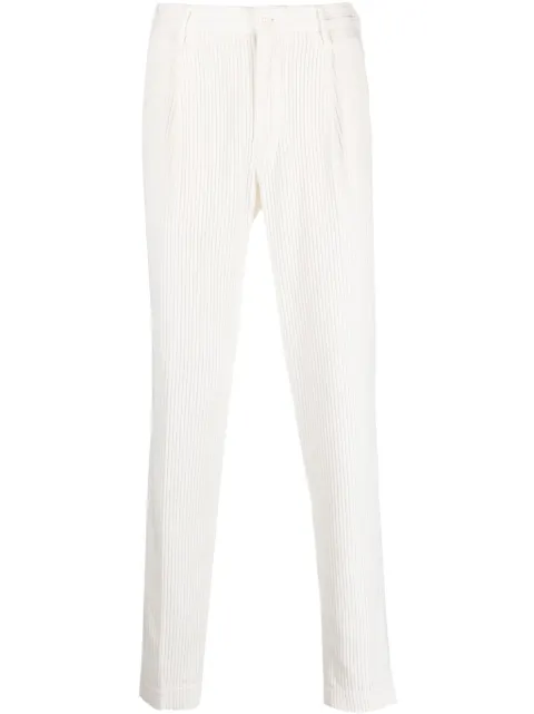 Incotex pantalones de pana tapered