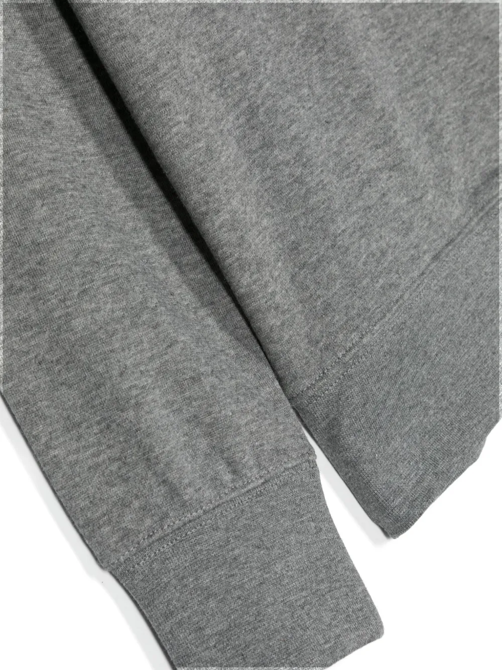 Shop Jordan Jumpman-patch Mélange-effect Hoodie In Grey