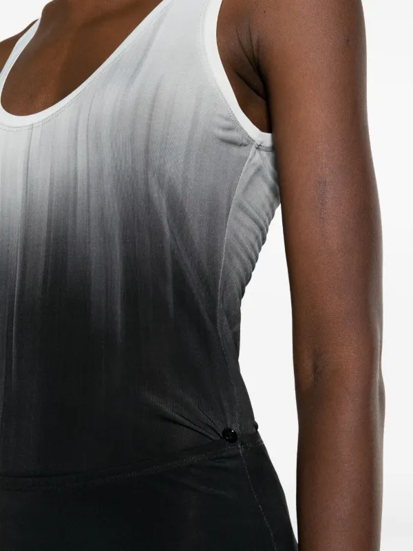 Peter Do faded-effect detachable-panel Dress | Grey | FARFETCH