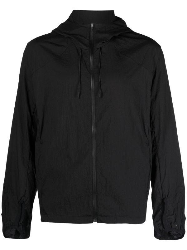 Post Archive Faction Ripstop Texture Hooded zip-up Jacket - Farfetch