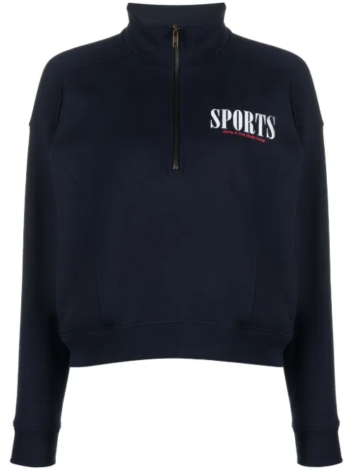 Sweat à col zippé - Sporty & Rich - Modalova