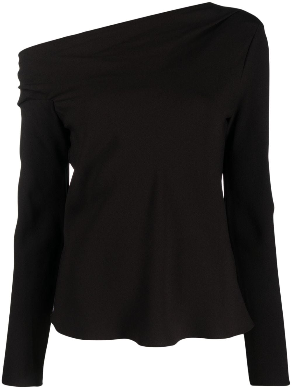 Theory Off-shoulder blouse Bruin