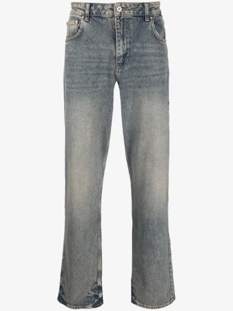 Represent jean à taille ceinturée