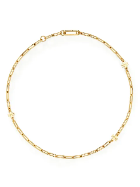Tory Burch collar Good Luck con placa del logo