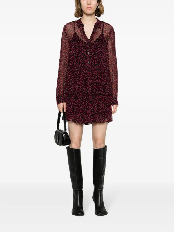 【関税込み】THIRD FORM SSENSE限定 ブラック Crush ミニドレス Zadig&Voltaire Razyele Crush ミニドレス | ブラック | FARFETCH JP
