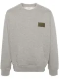 Zadig&Voltaire Aime logo-patch swearshirt - Grey