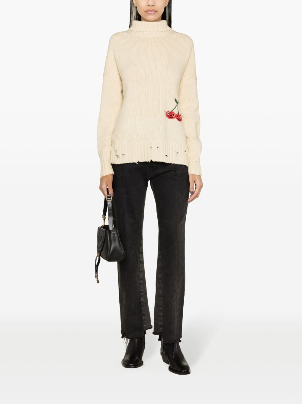 Image 2 of Zadig&Voltaire Bleeza embroidered wool jumper