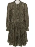 Zadig&Voltaire Ranil floral-print mini dress - Green