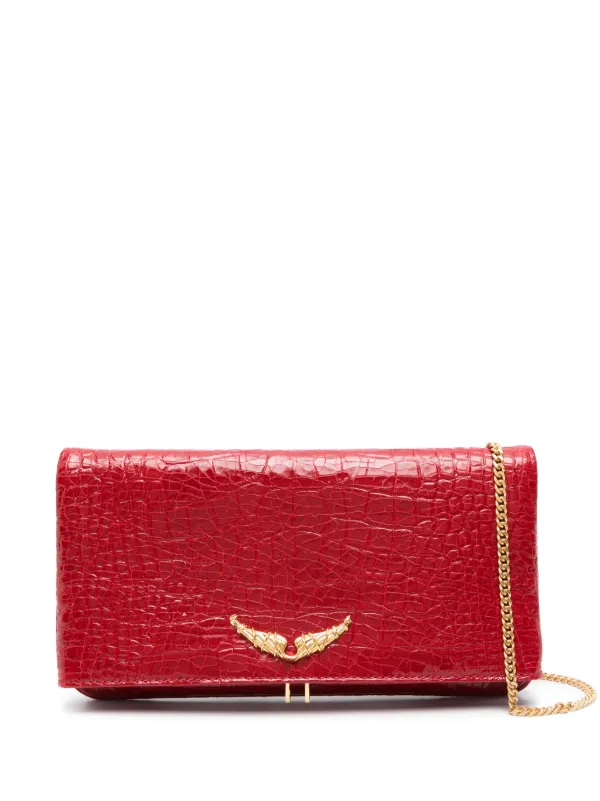 Embossed clutch bag best sale