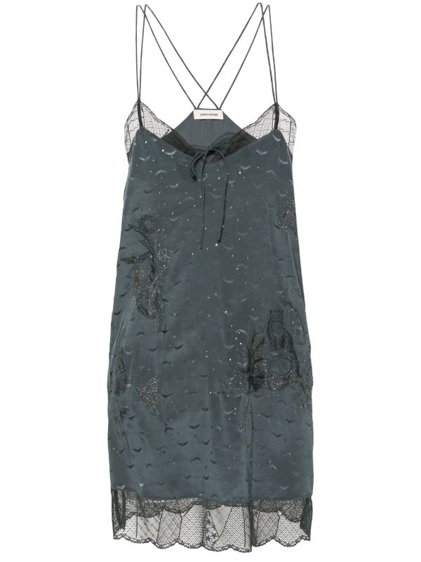 Zadig&Voltaire Calissa wings-jacquard Minidress - Farfetch