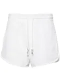 Zadig&Voltaire logo-charm cotton mini shorts - Grey