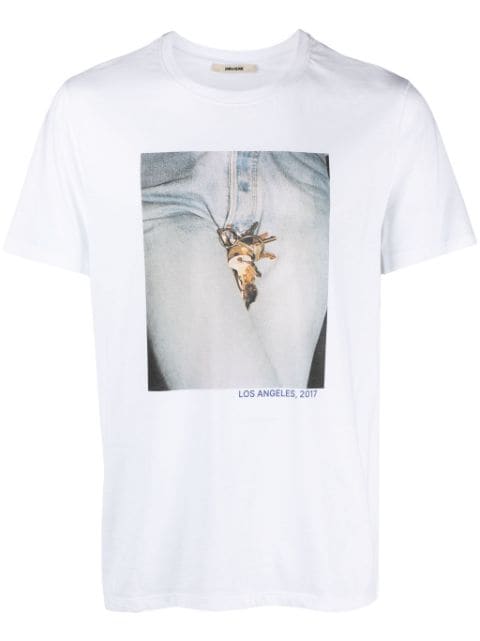 Zadig&Voltaire Tommy photograph-print cotton T-shirt