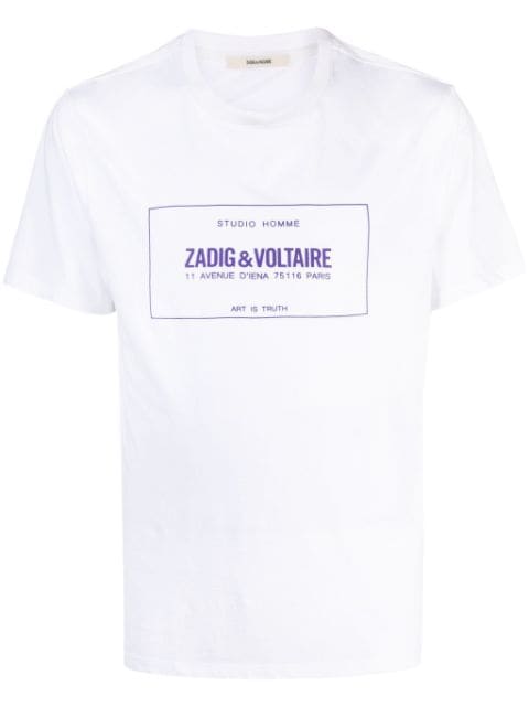 Zadig&Voltaire Ted 图案印花棉T恤