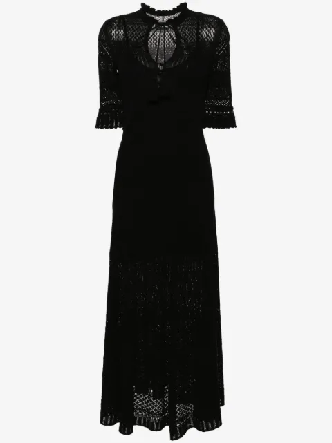 Zadig&Voltaire Memphis pointelle-knit maxi dress