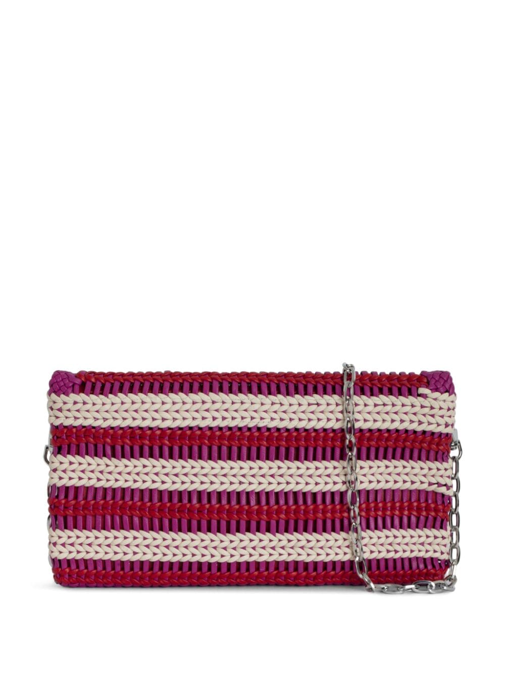 Shop Zadig & Voltaire Medium Rock Eternal Clutch Bag In Pink