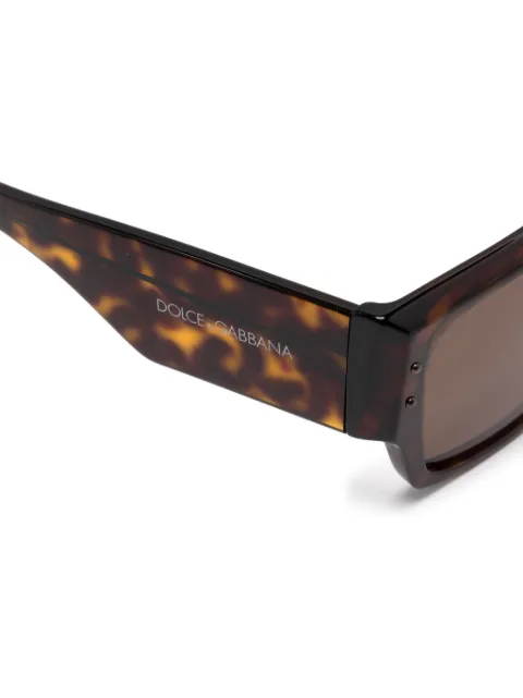 Dolce & Gabbana Eyewear tortoiseshell rectangle-frame sunglasses DG445950273 - 2