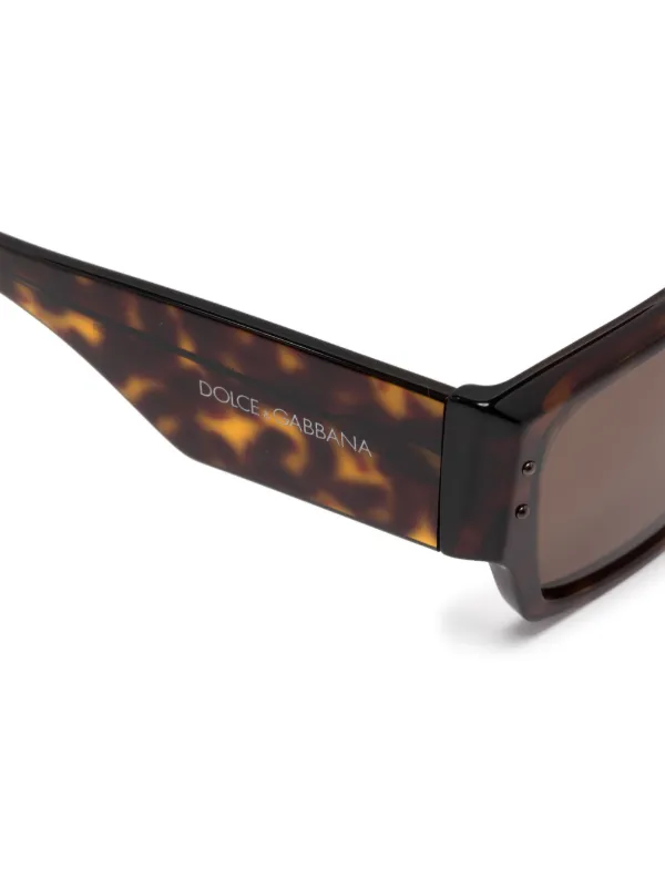 Dolce & Gabbana Tortoiseshell Rectangular Sunglasses 20731116_51194438_600.jpg main image 4