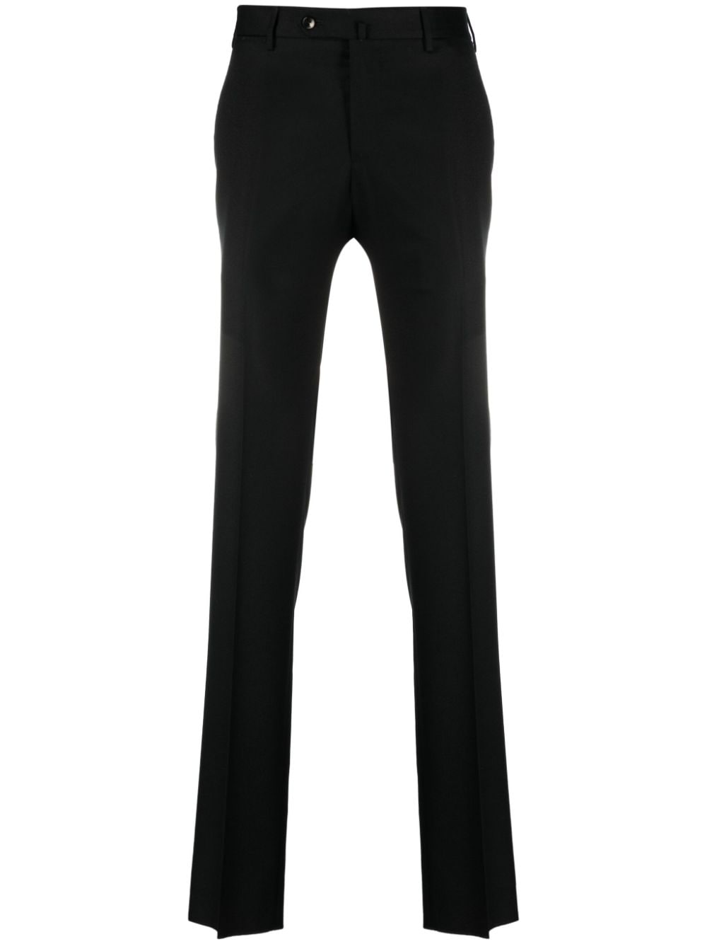 Pt Torino Tailored Pressed-crease Trousers In Black