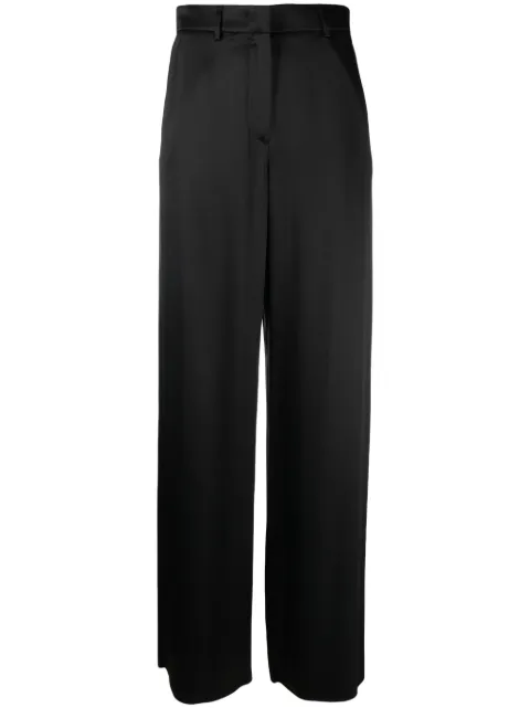 Giorgio Armani wide-leg silk trousers