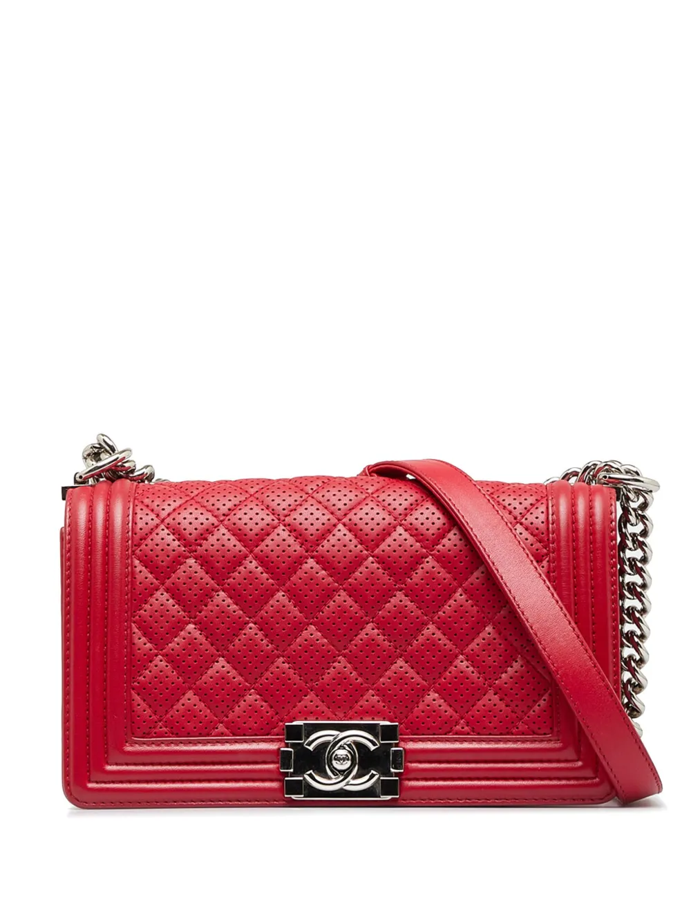 CHANEL PreOwned 2014 Medium Boy Chanel Shoulder Bag Farfetch