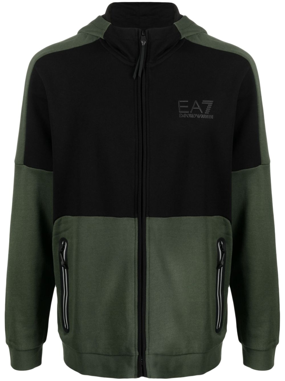 Ea7 colour outlet block hooded suit