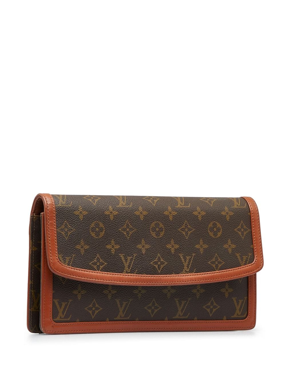 Louis Vuitton Pochette Dame Canvas Clutch Bag (pre-owned)