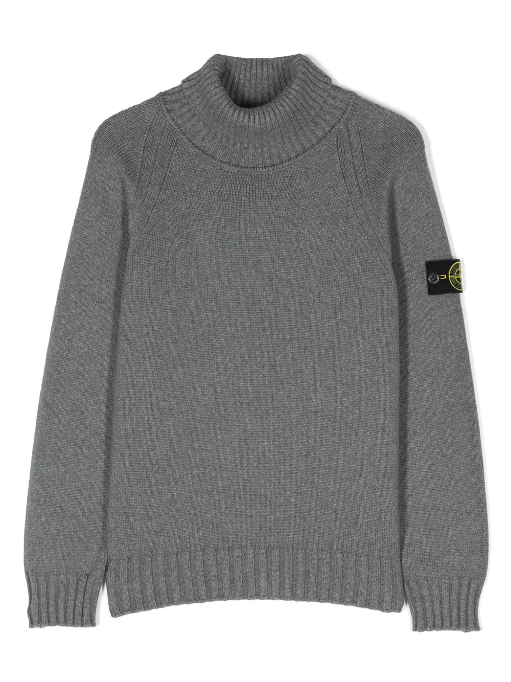 Stone Island Junior Coltrui met Compass-logopatch Grijs