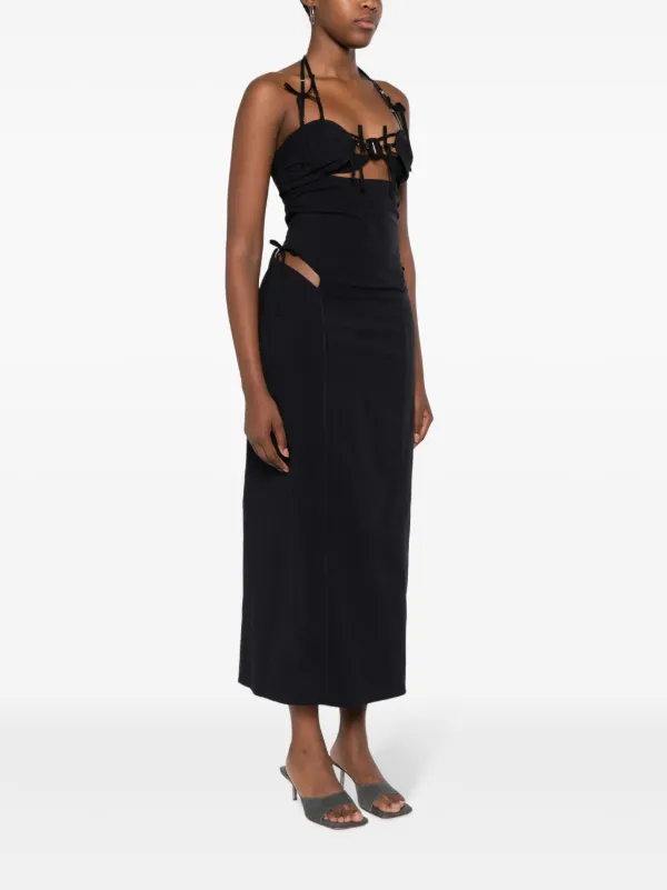 Jacquemus La Robe Ruban Midi Dress Farfetch