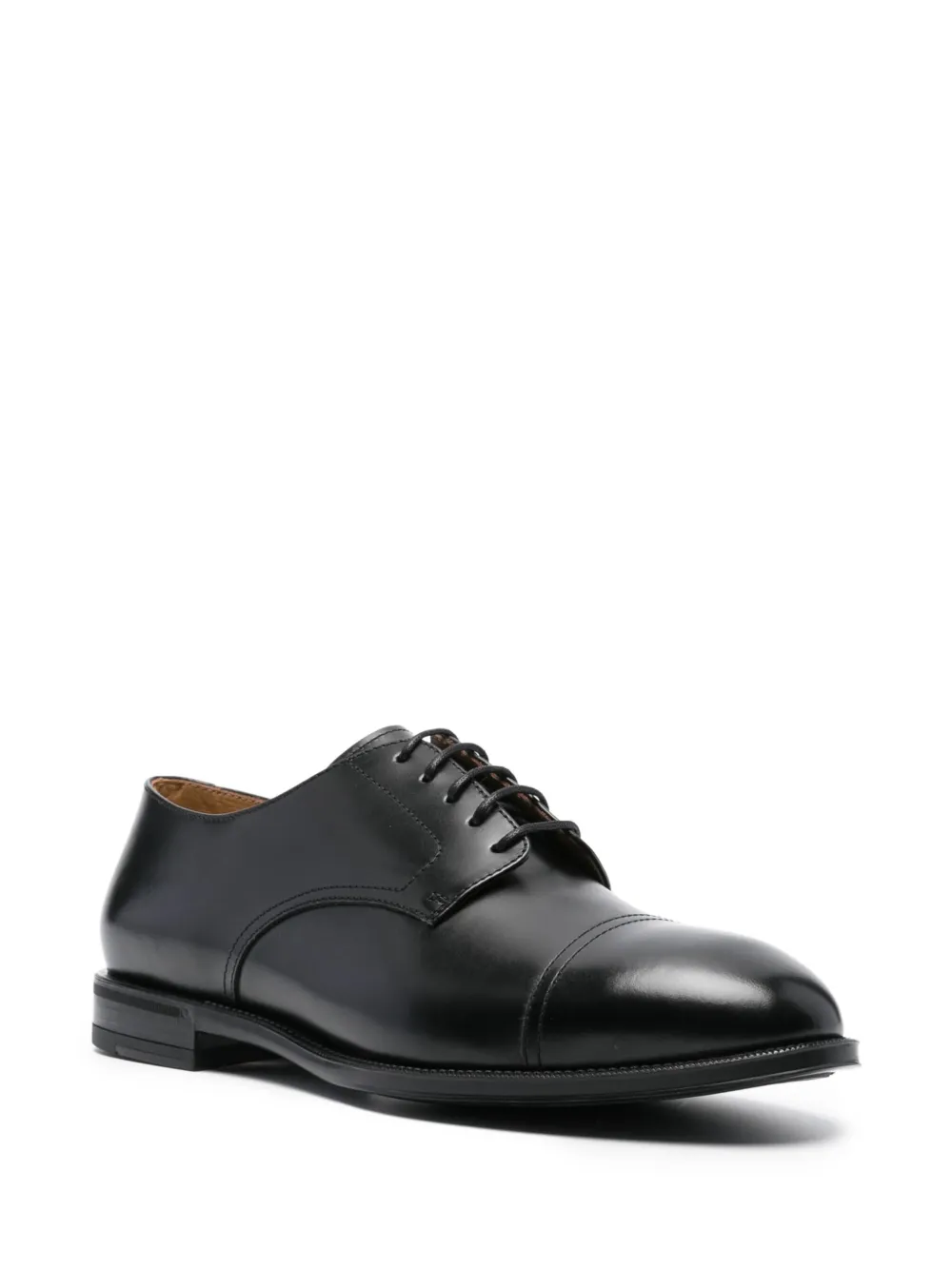 Henderson Baracco lace-up leather derby shoes Zwart