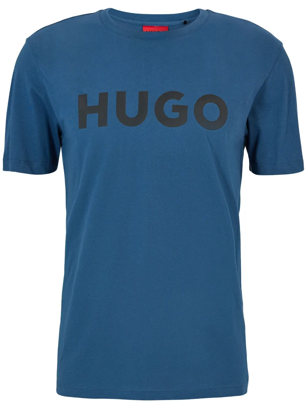HUGO Camiseta com estampa de logo | Azul | Image 1
