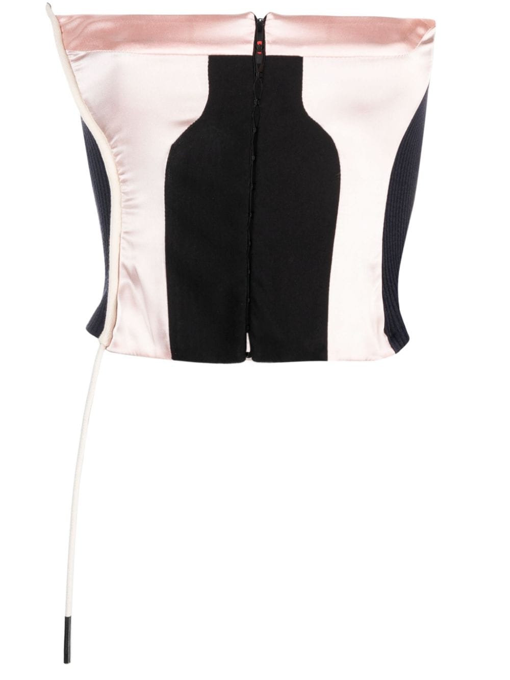 Shop Ottolinger Bustier-style Panelled Corset In Pink