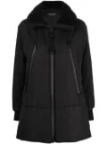 Emporio Armani zip-up padded coat - Black